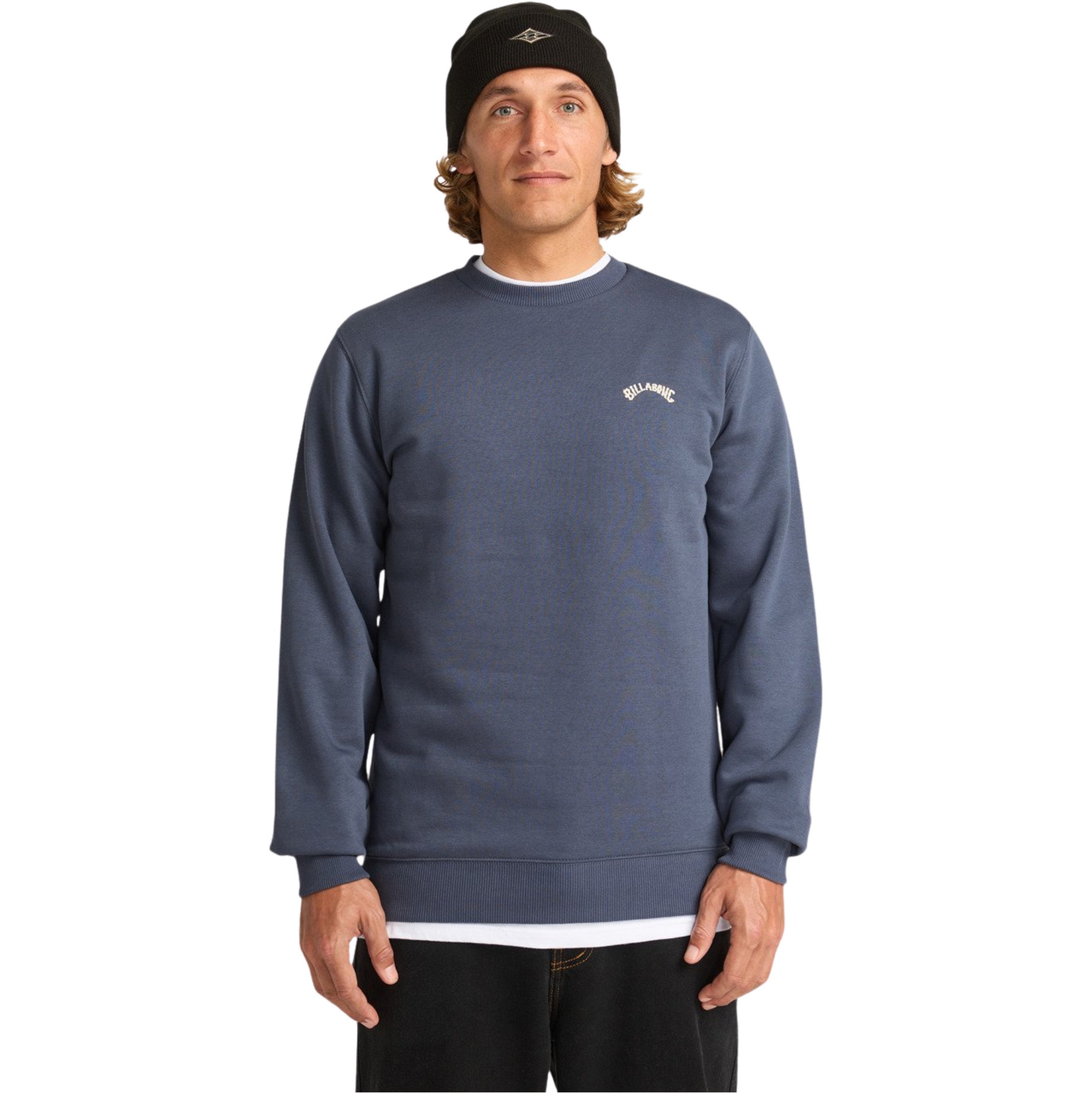 2026 Billabong Mens Arch Pullover Sweatshirt EBYFT00147 - Ombre Blue